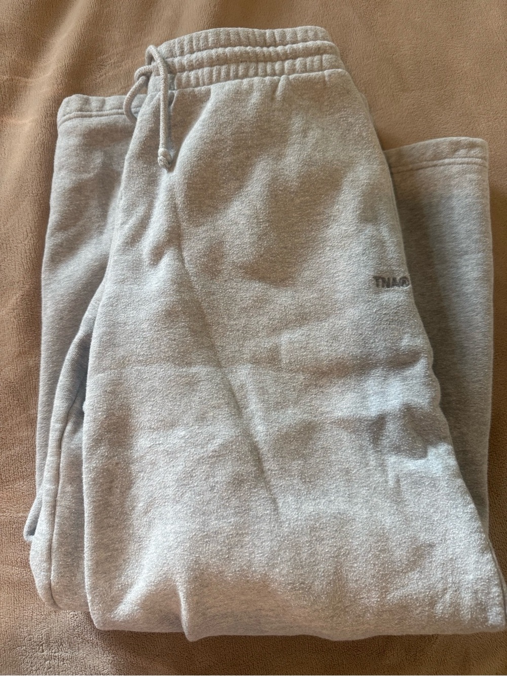 TNA Light Gray Men's Sweatpants with Drawstring Waist